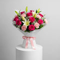 Mixed Pink Red Purple Roses