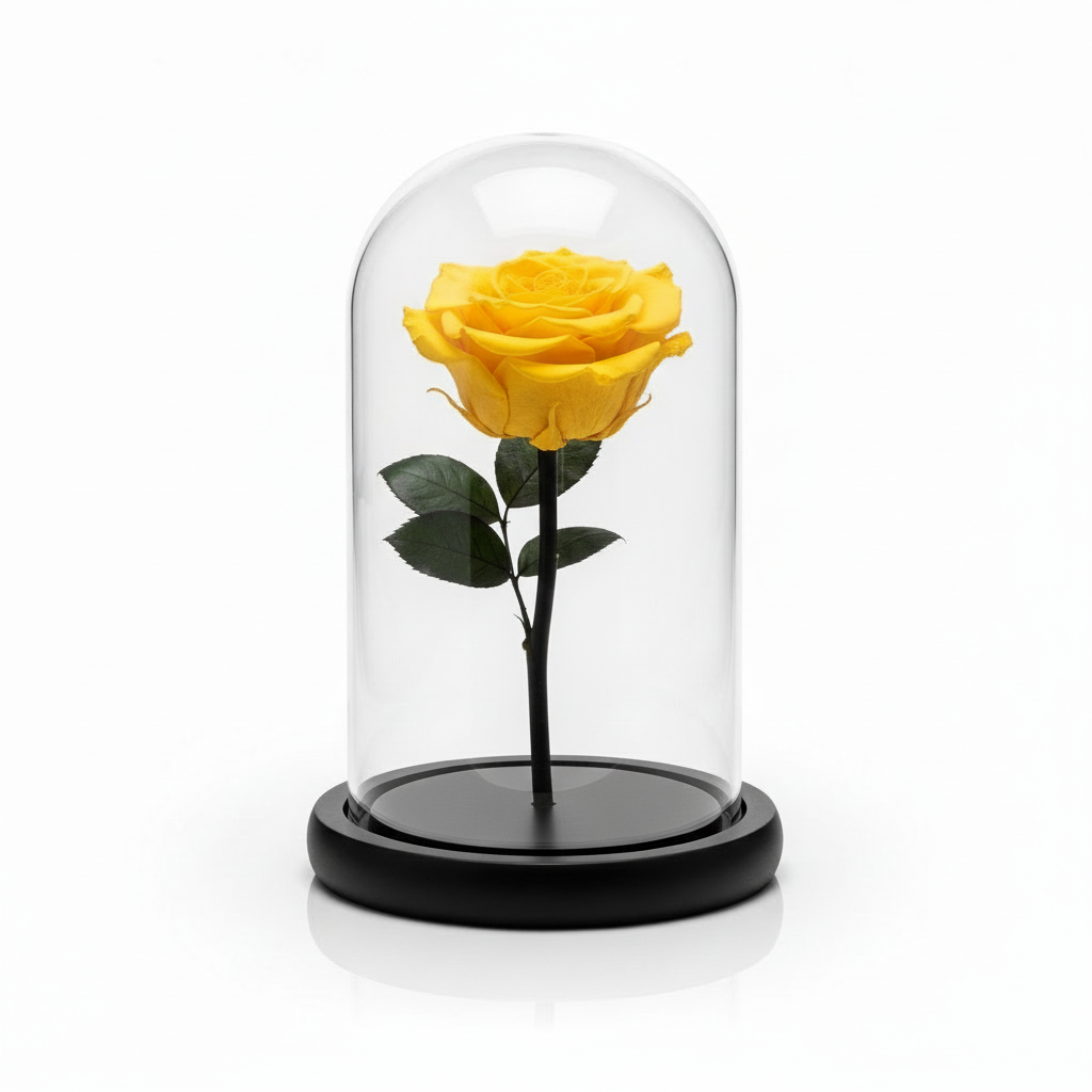 Sunshine Radiance Forever Rose Dome